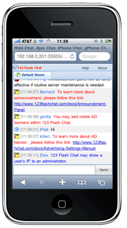 Register as a Member in Chat Room on iPhone